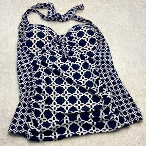 Merona Shirred Halter Tankini Swim Top